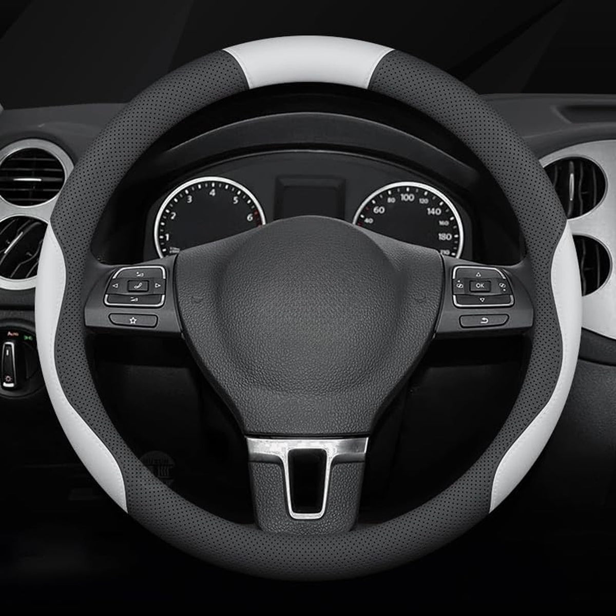 Breathable MG ZS Steering Wheel Cover With Anti-Slip Grip