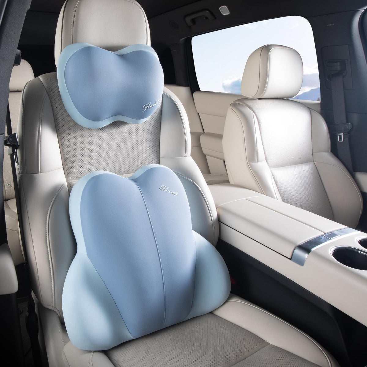 Gel Memory Foam Seat Cushion With Lumbar Support