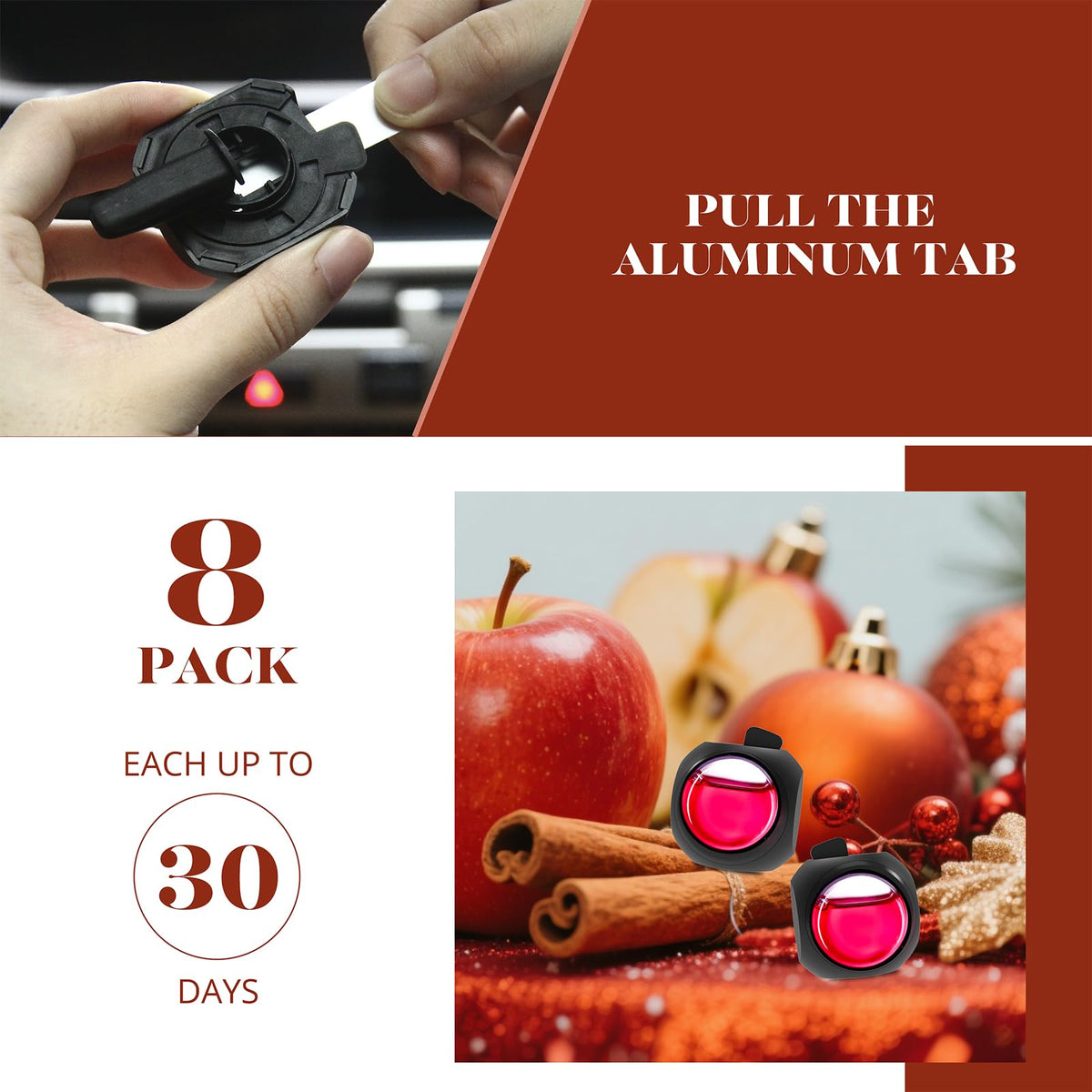 Car Vent Air Freshener Clips With Extended Scent