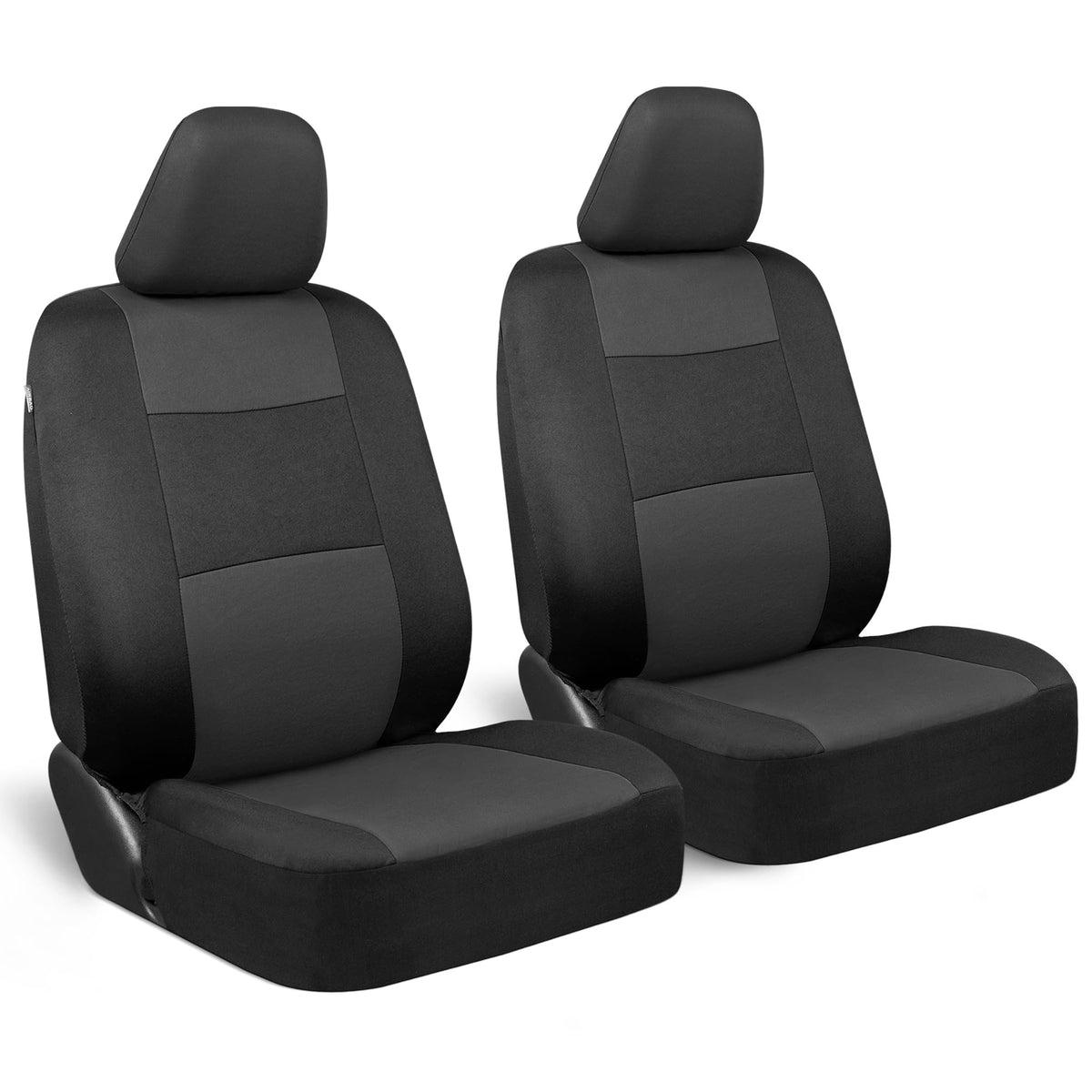 BDK PolyPro Car Seat Covers Full Set, Front and Rear Split Bench Seat Covers for Cars, Easy to Install Car Seats Cover Set and Accessories for Auto Trucks Van SUV