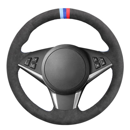 Custom Fit BMW M5 M6 Stitch-On Steering Wheel Cover