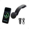 Magnetic 15W Car Charger With Alloy Mount