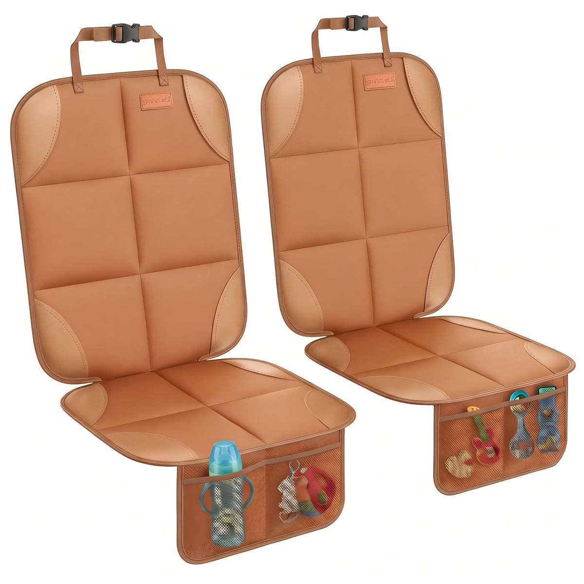 Padded Car Seat Protector With Non-Slip Backing