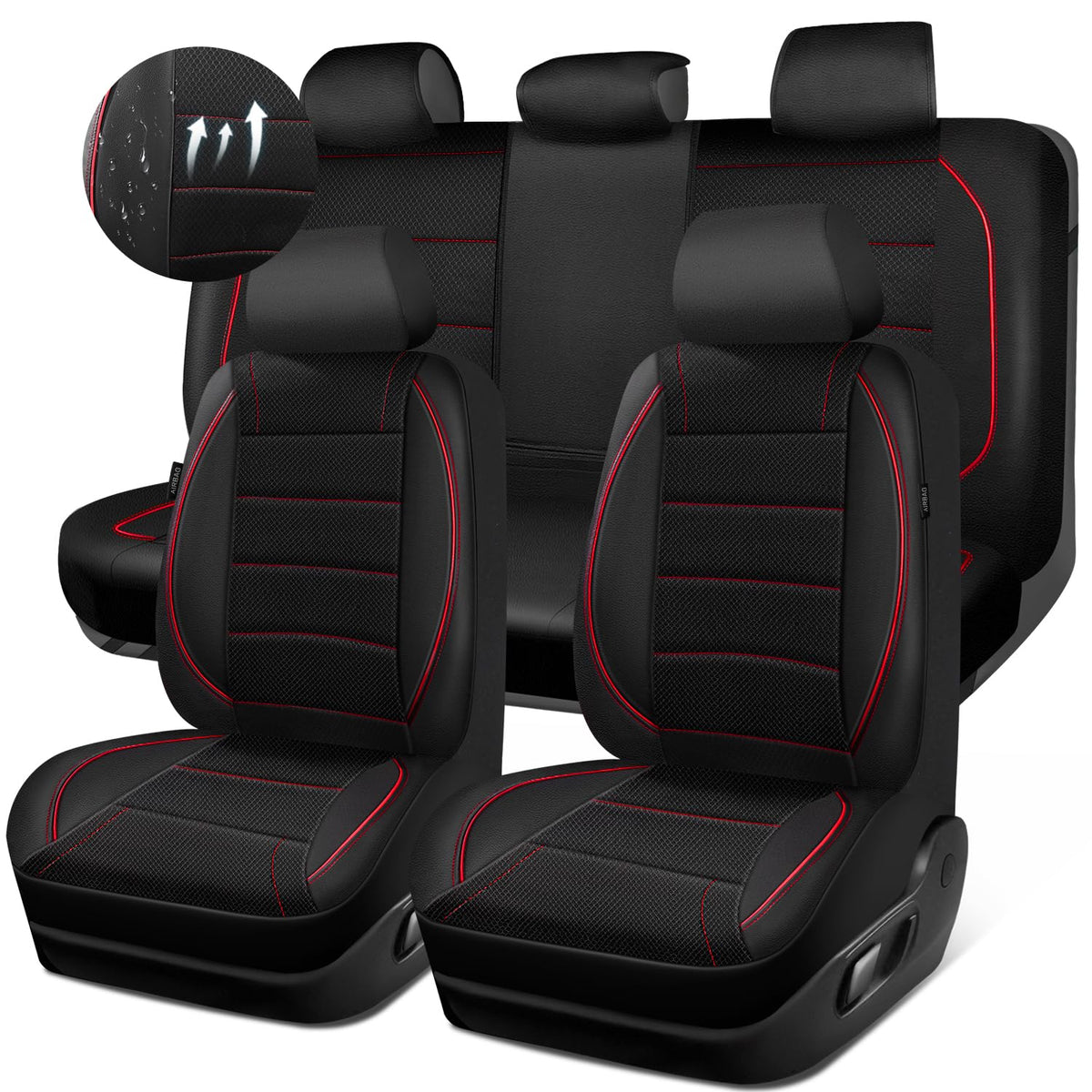 Air Mesh Car Seat Covers With Airbag Compatibility