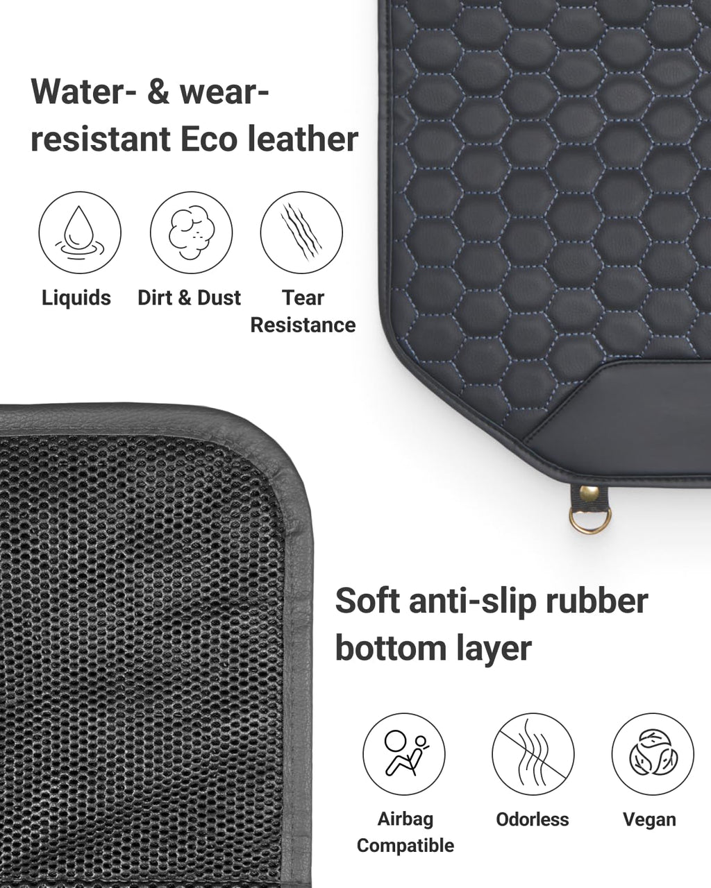 Waterproof Seat Back Organizer & Seat Protector Set