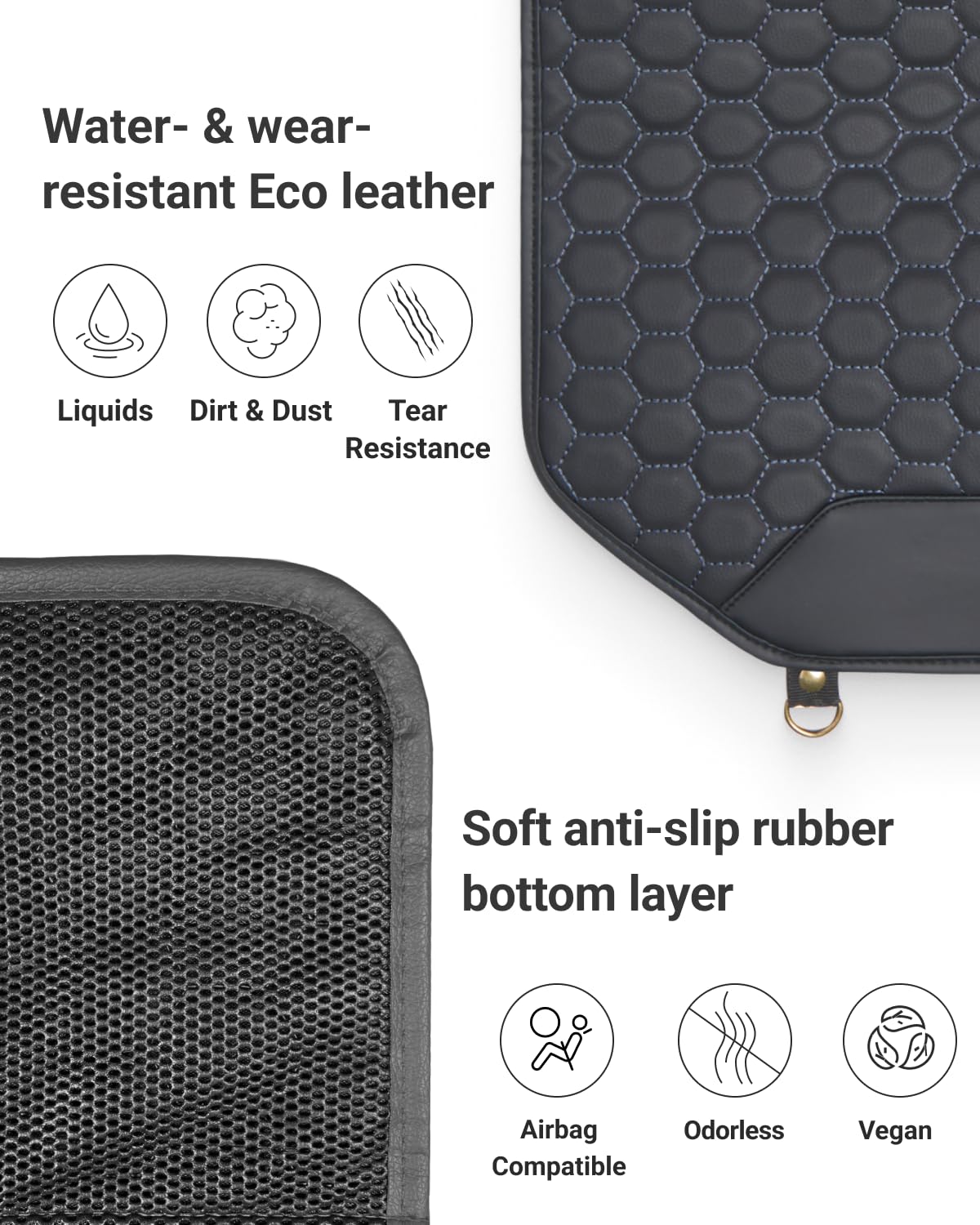 Waterproof Seat Back Organizer & Seat Protector Set