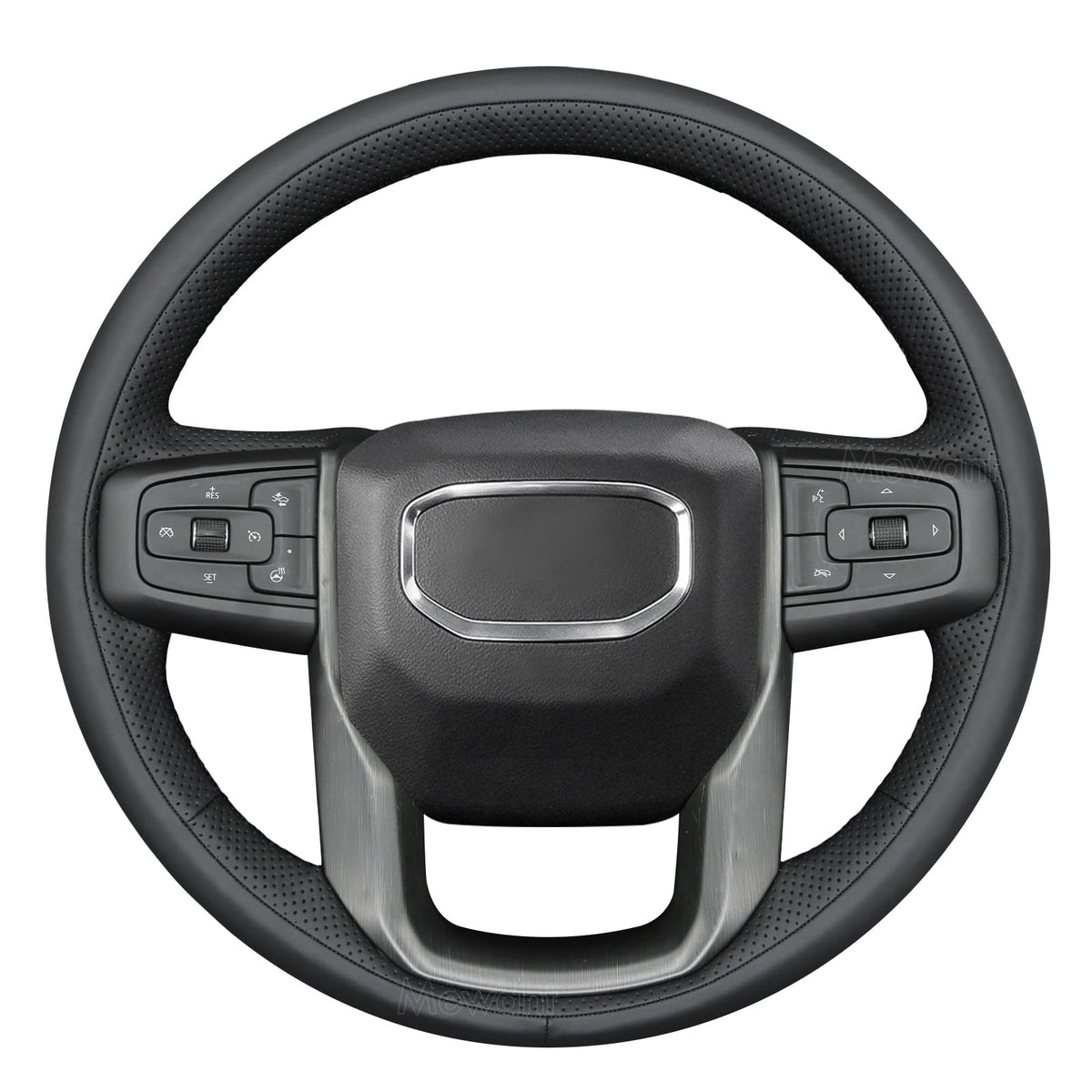 Custom Fit GMC Sierra Stitch-On Steering Wheel Cover