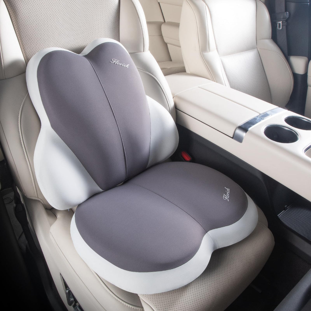 Gel Memory Foam Seat Cushion With Lumbar Support