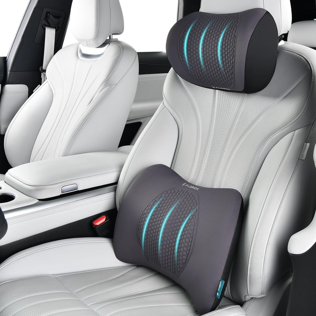Gel Memory Foam Seat Cushion With Lumbar Support