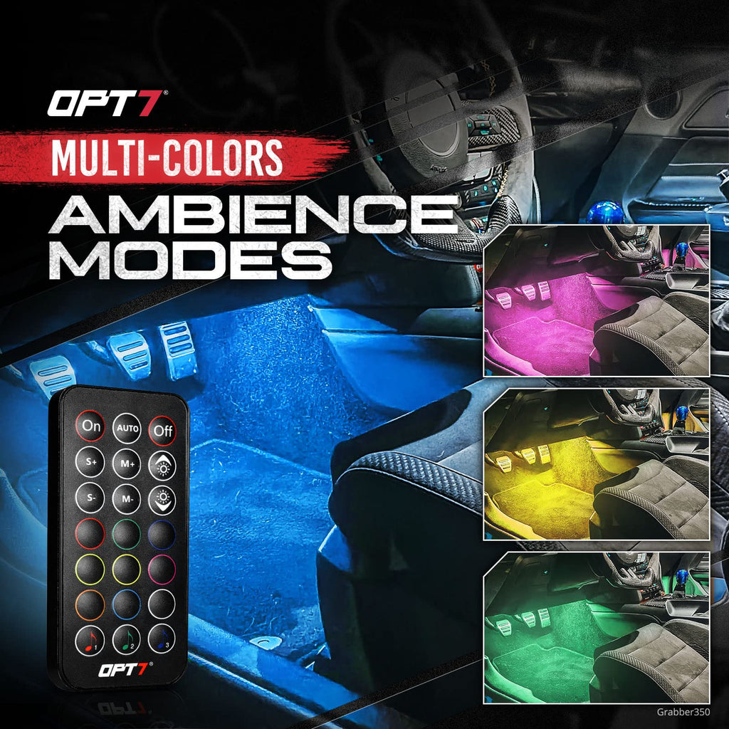Interior Car Ambient Lights With Remote Control
