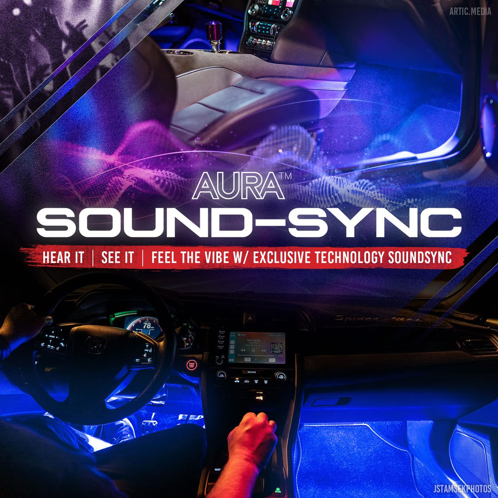 Interior Car Ambient Lights With Remote Control