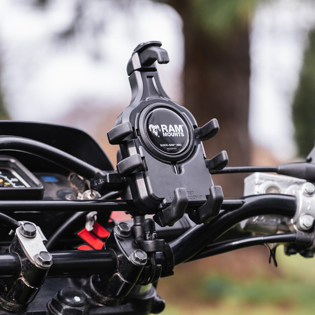 Quick-Grip Pro Car Phone Holder With Ball Mount