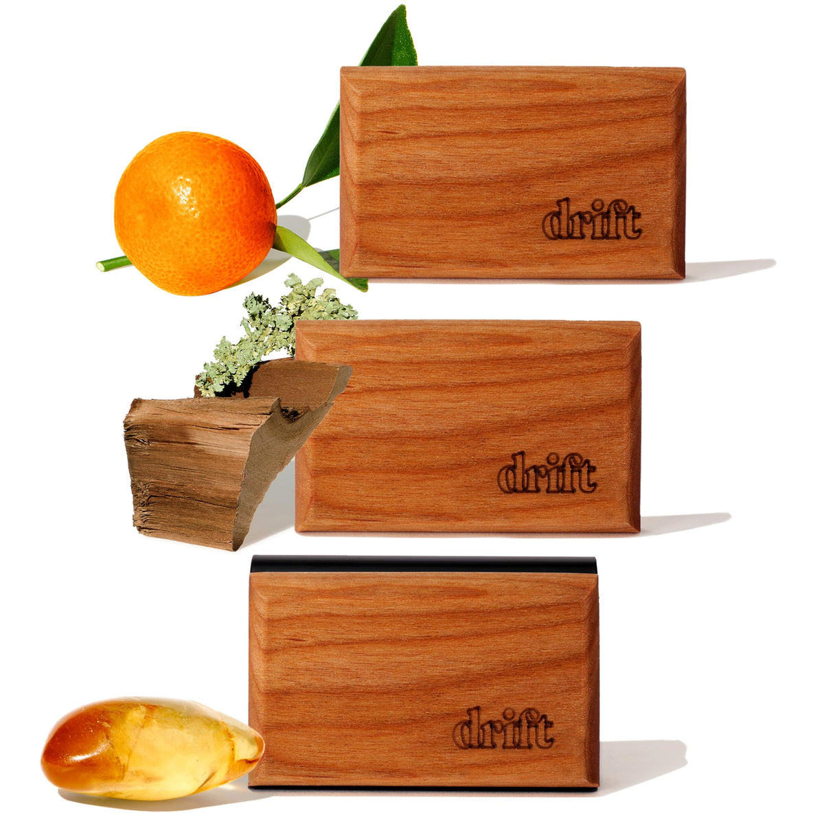 Drift Car Air Freshener Starter Kit - Wooden Deodorizer - Vehicle Odor Remover - Auto Scent Diffuser - Long-Lasting Car Freshening