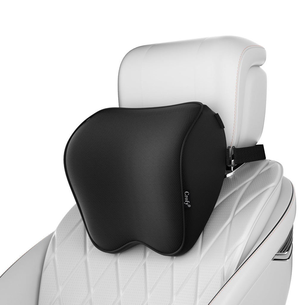 Adjustable Car Neck Pillow Set With Headrest Support