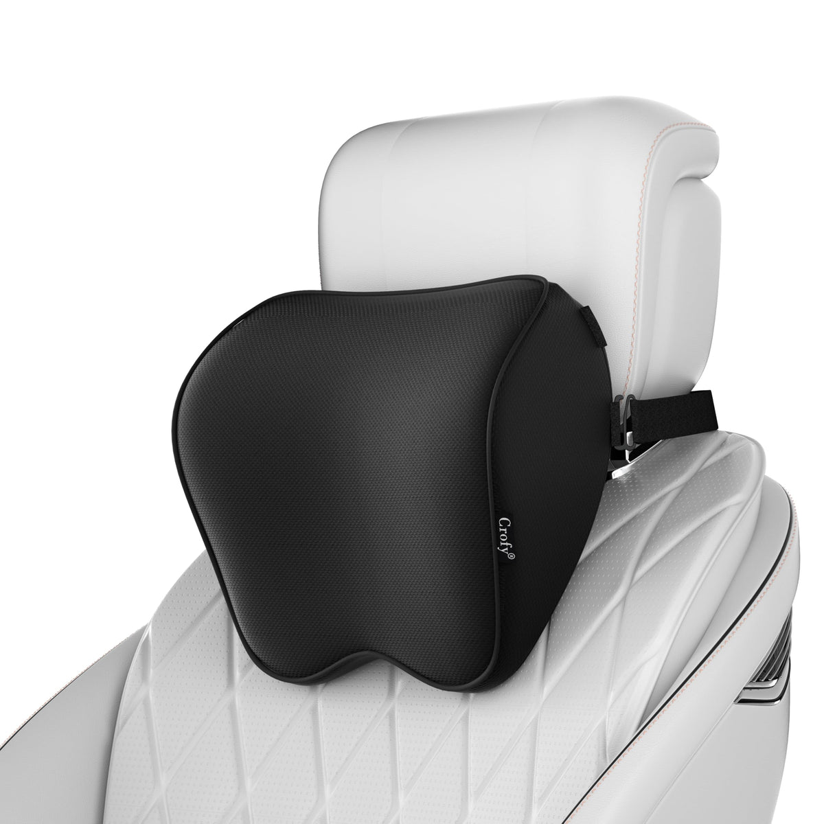 Adjustable Car Neck Pillow Set With Headrest Support