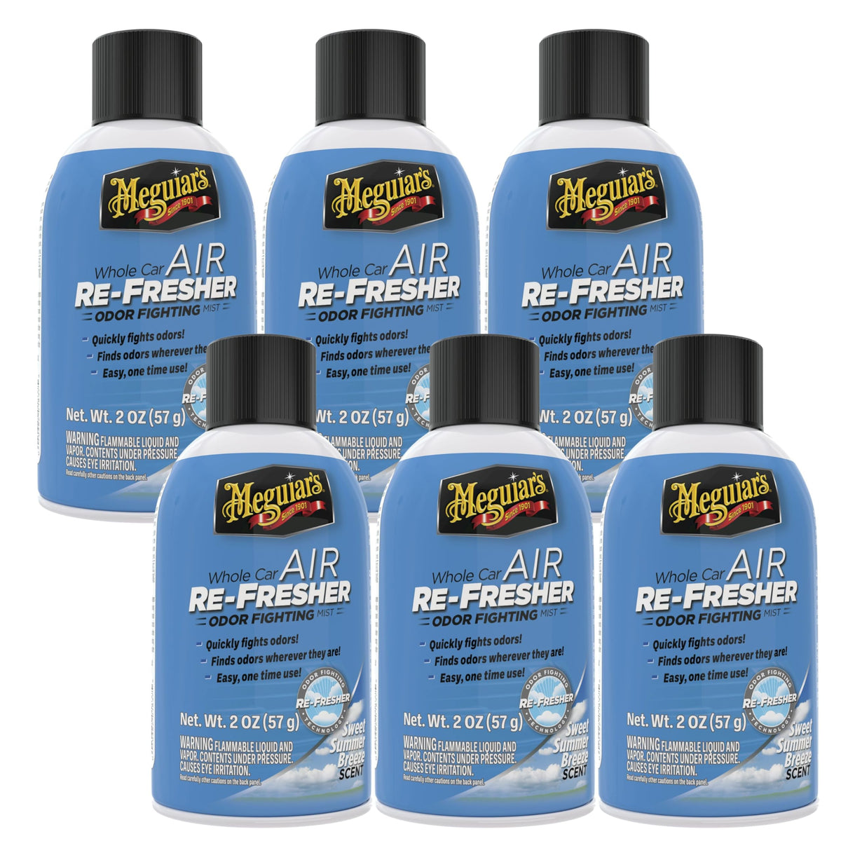Meguiar's Whole Car Air Refresher Odor Eliminator Mist, 2 Oz