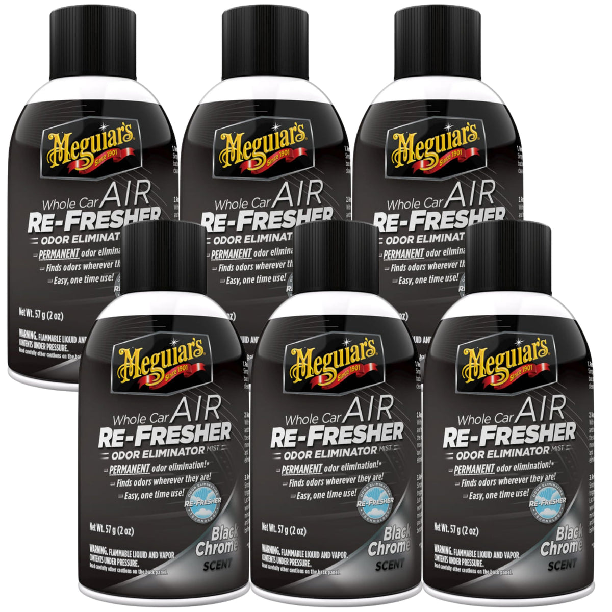 Meguiar's Whole Car Air Refresher Odor Eliminator Mist, 2 Oz